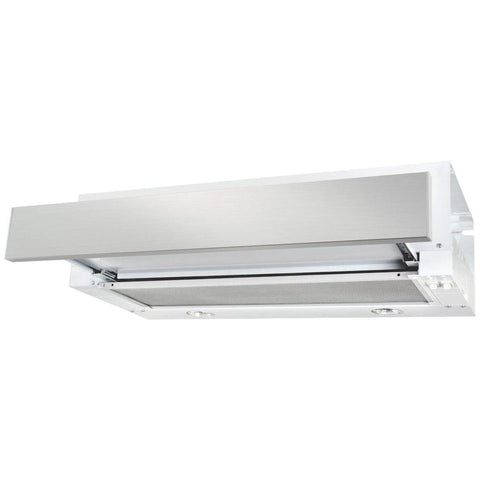 Robinhood 90cm Slideout Rangehood - Interchangeable Fascia Panels, 397m³/h Max - RO91SSWH80