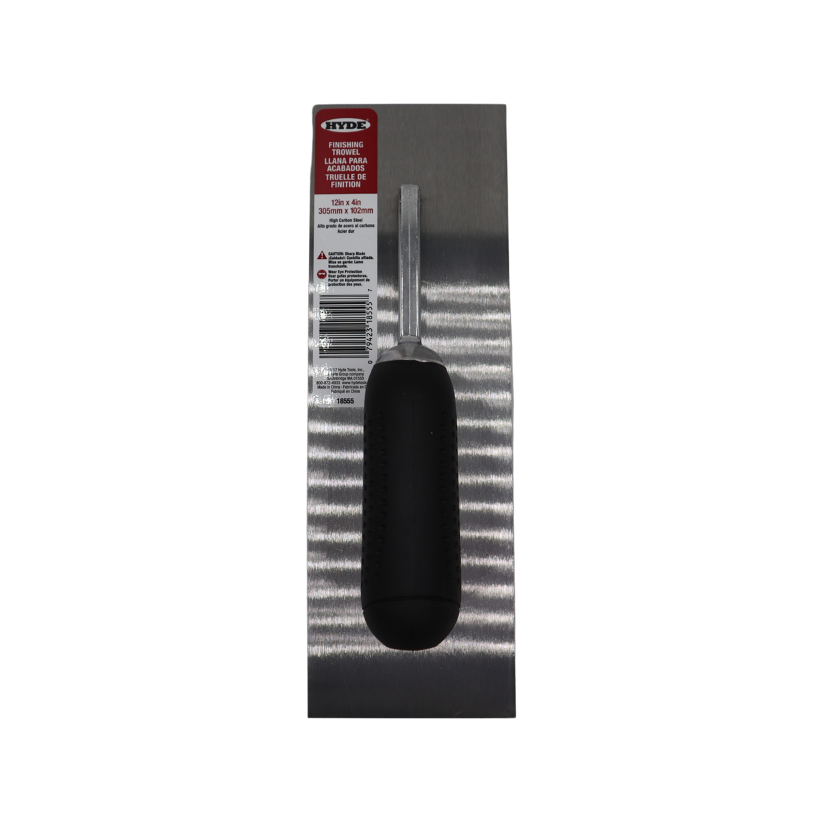 Hyde 300 x 100mm Carbon Steel Drywall Finishing Trowel