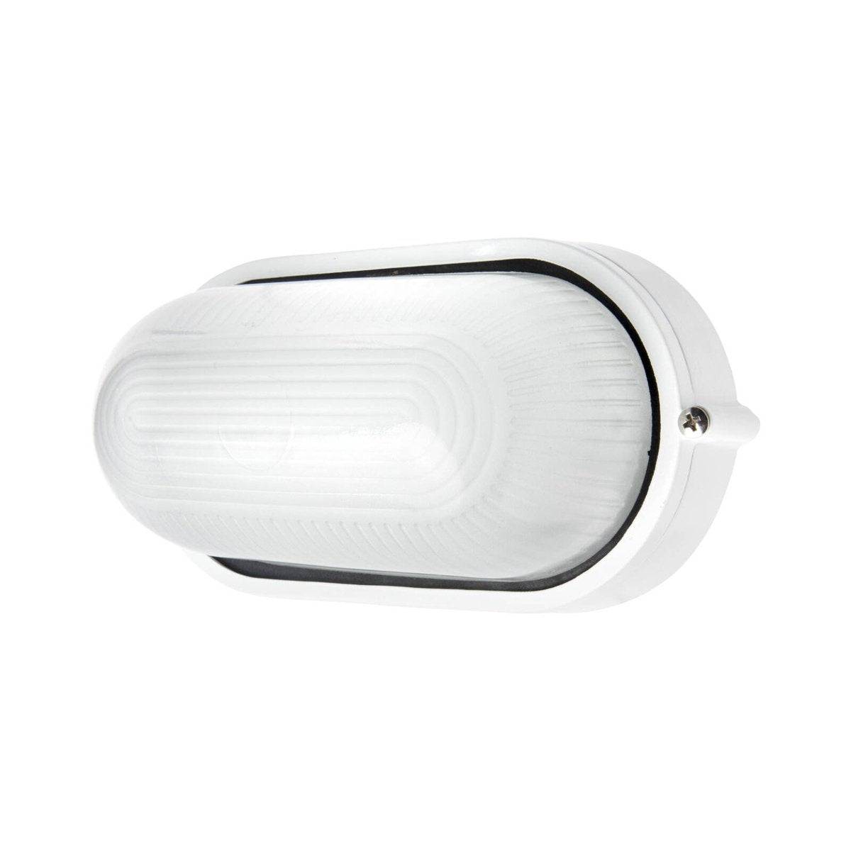 Brilliant 9W White Davis Oval LED Bunker Light - 9W - Aluminium - Weather Resistant - SuperSaverAU - view 2