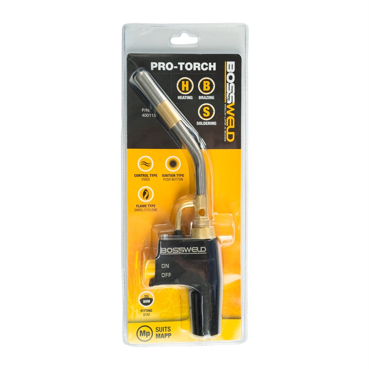 Bossweld MAP Pro-Torch Black 400115