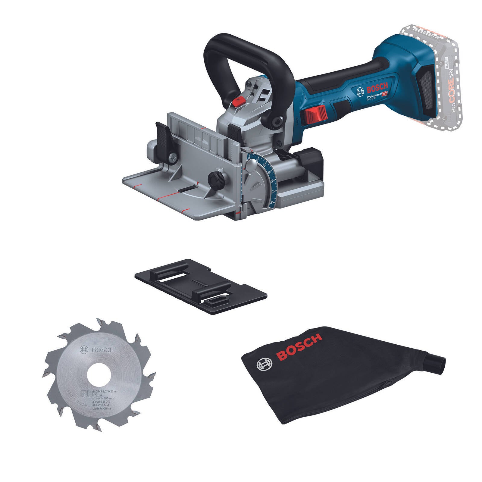 Bosch 18V Professional Cordless Biscuit Joiner GFF 18V-22 (Skin Only) 0601620100