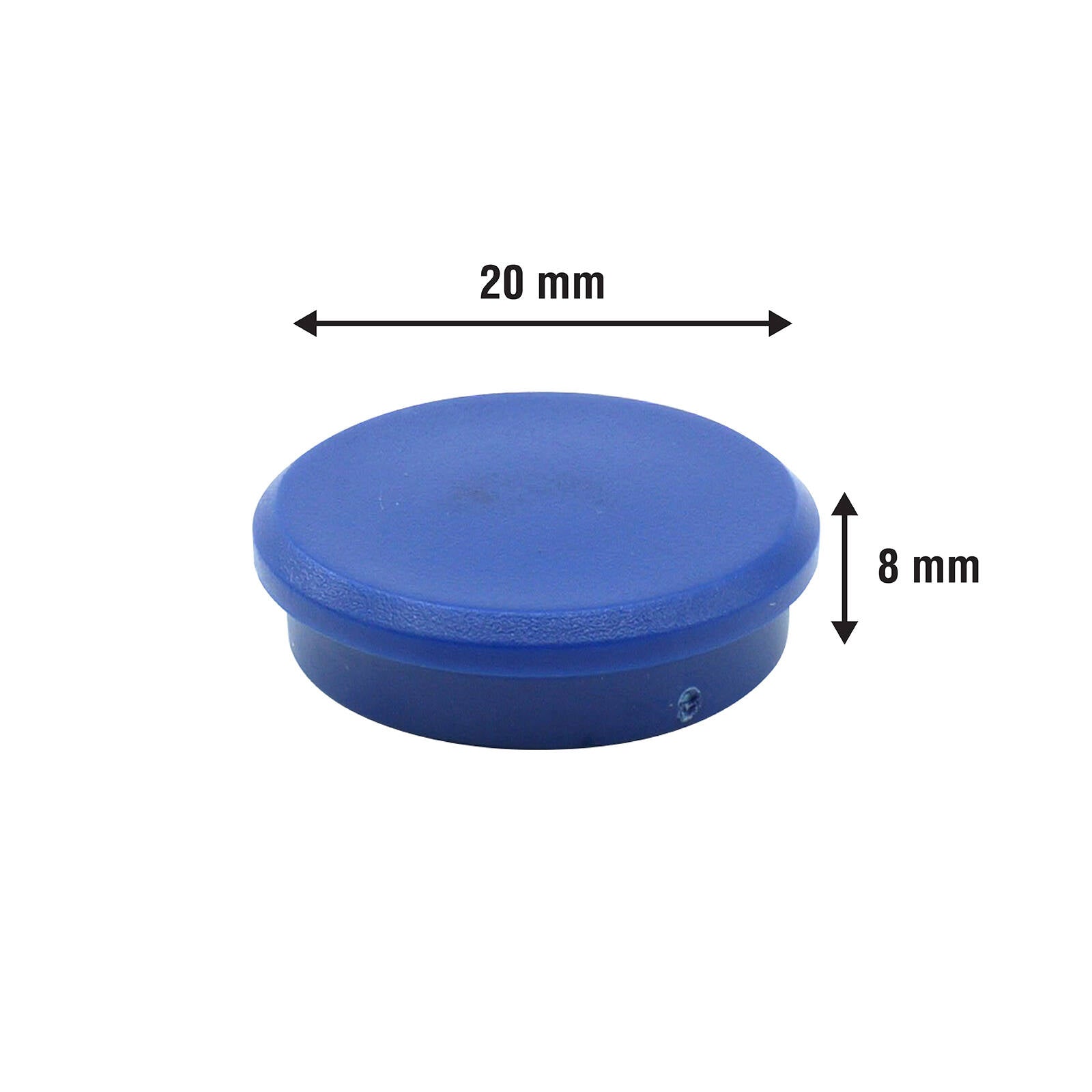 Everhang 25mm Blue Ferrite Disc Magnet - 20 Pack
