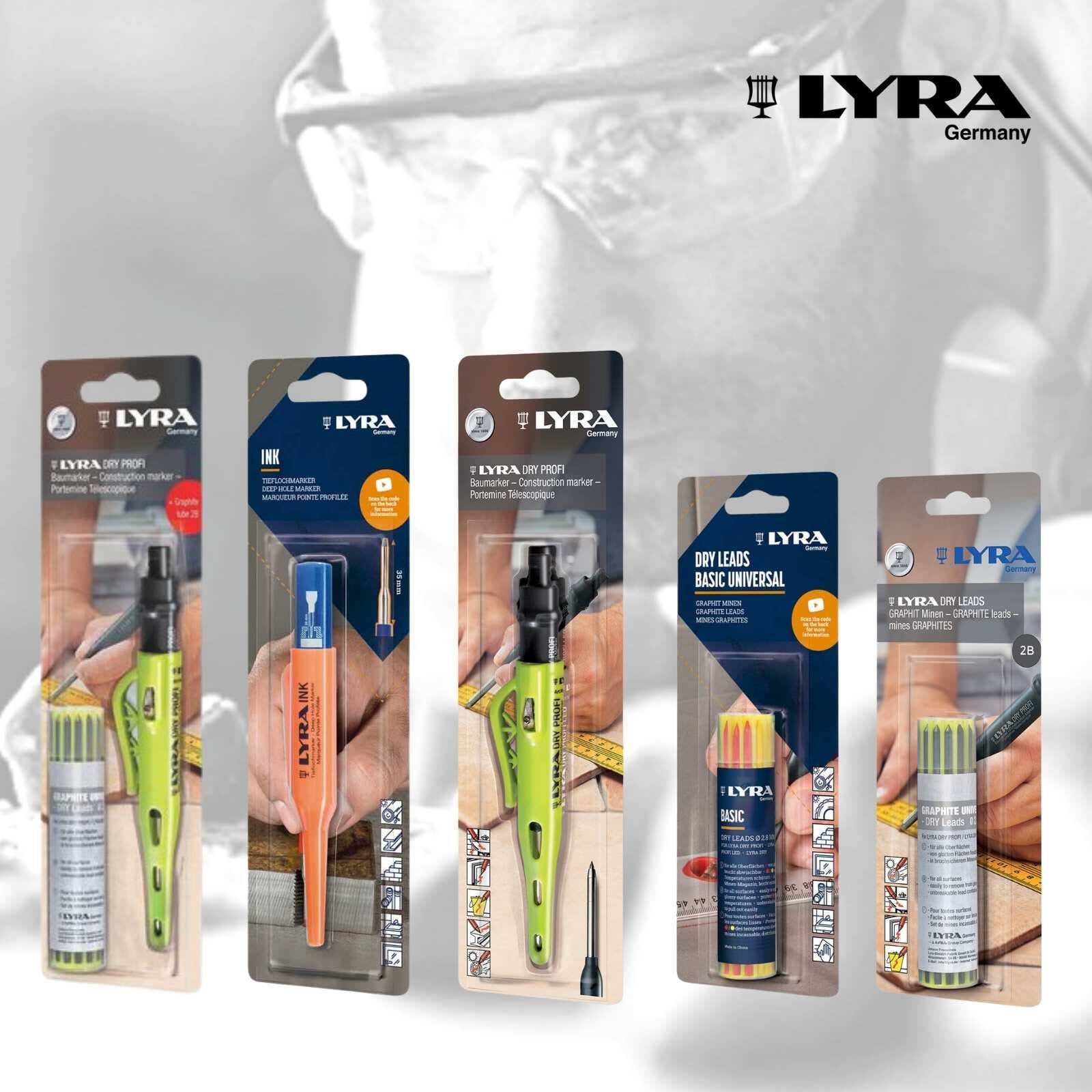 Lyra Blue Deep Hole Permanent Construction Marker