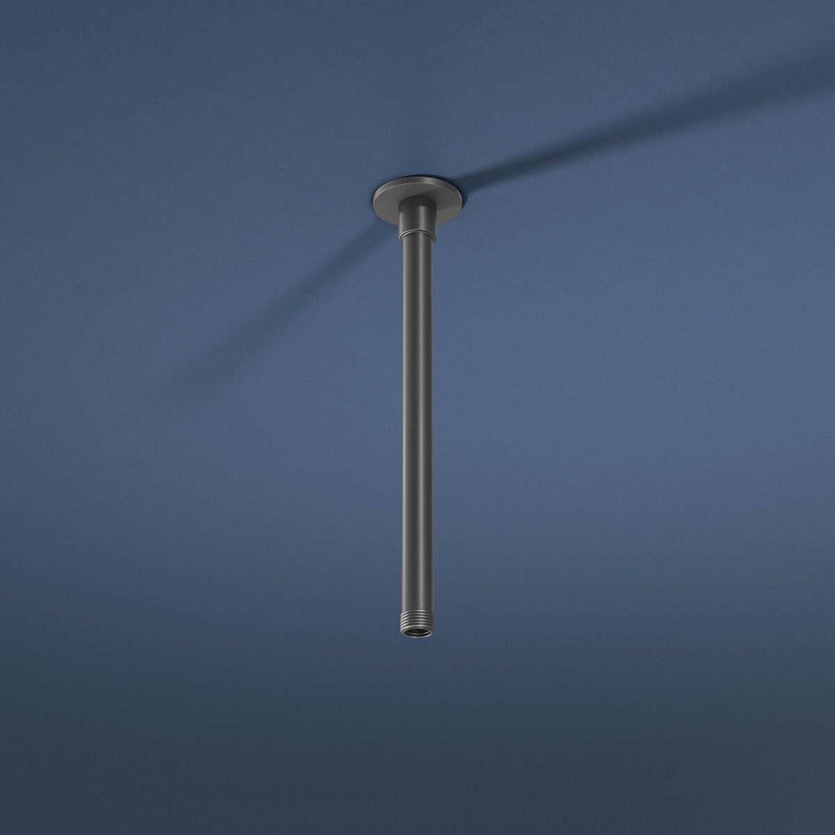 Rogerseller Tonic ceiling shower arm 450mm - brass construction, Graphite finish - 3506003405