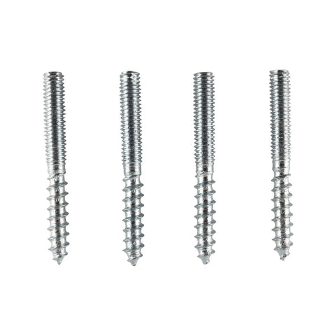 Everhang M6 x 48mm Zinc Plated Hanger Bolt with Star Recess - Steel, 4 Pack