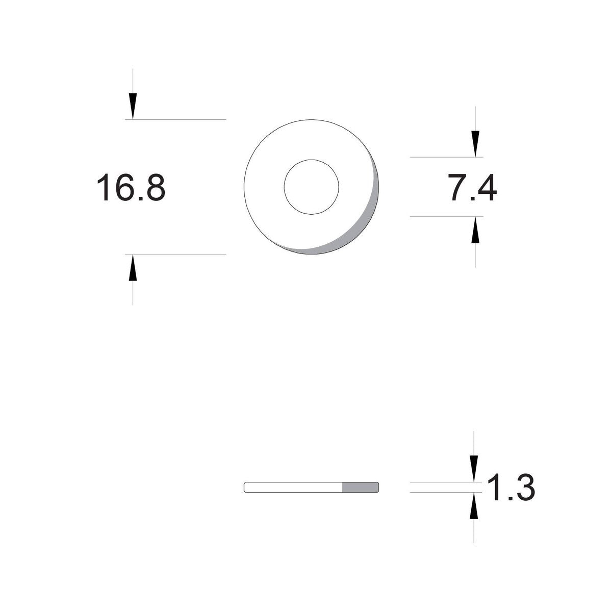 Zenith M6 Hot Dip Galvanised Flat Round Washers 400 Pack 4.6 Grade Steel Durable - SuperSaverAU - view 4