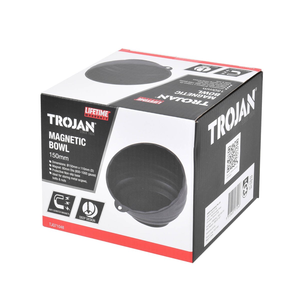 Trojan 150mm Magnetic Parts Bowl