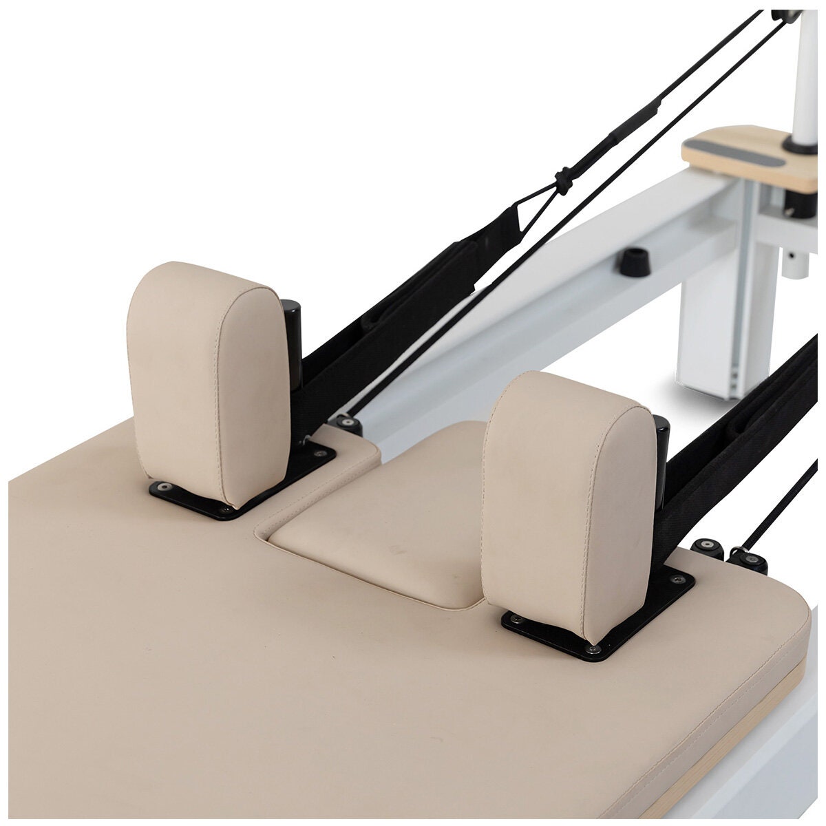 Lifespan Fitness Contour Pro aluminium reformer Pilates bed set - beige accents - 75kg - LFRF-CONTPROB