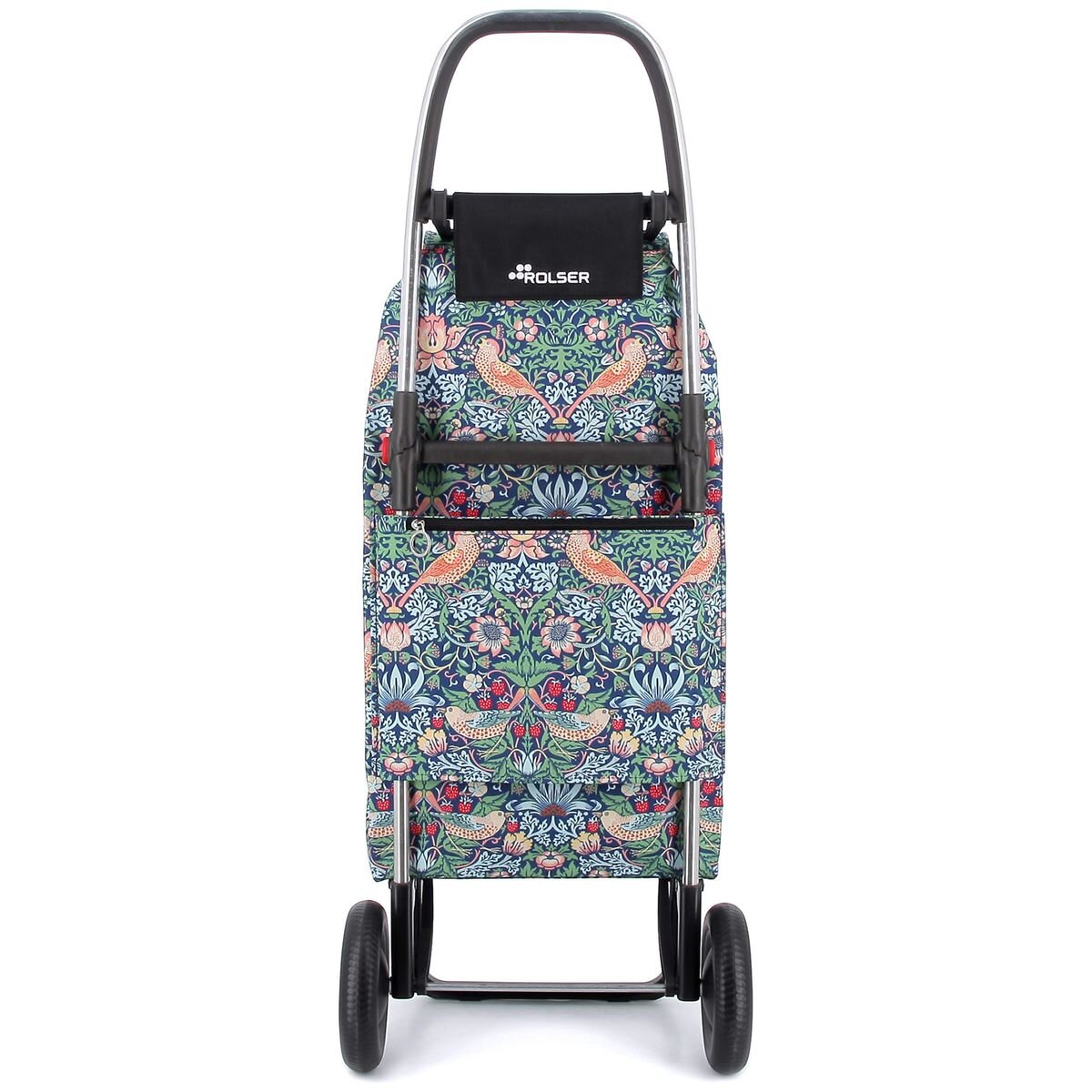 Rolser I-Max William Morris 2-Wheel Folding Trolley - Birds Design, Backpack-Style Bag - R-IMX511-3119