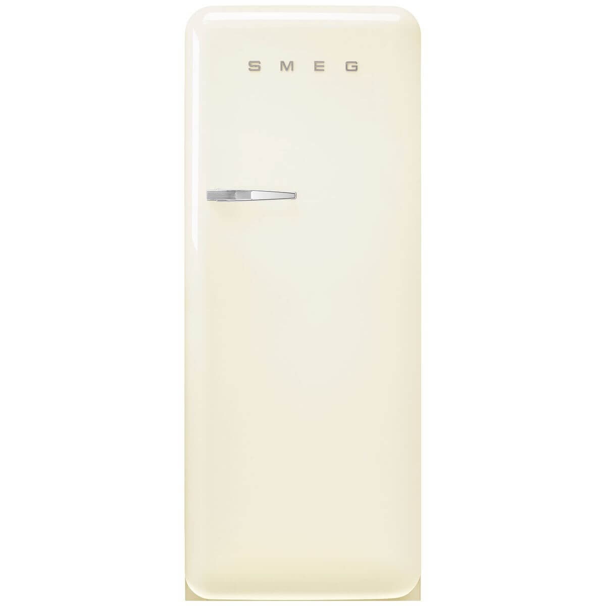 Smeg 50s Retro Style Fridge 270L - Panna Cream Finish, 6 Star Energy, Life Plus 0°C Drawer - FAB28RCR6AU