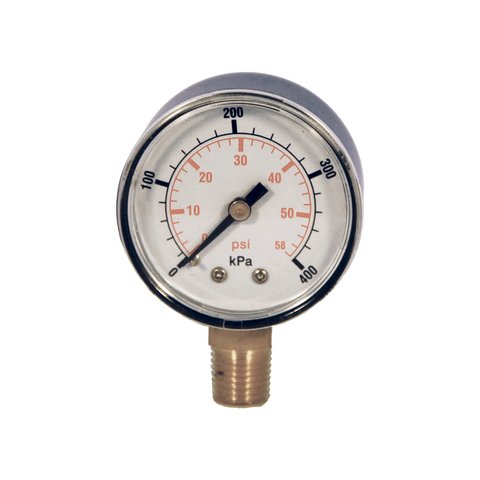 Hy-Clor Pool Pressure Gauge PSI & kPa Chemical & UV Resistant