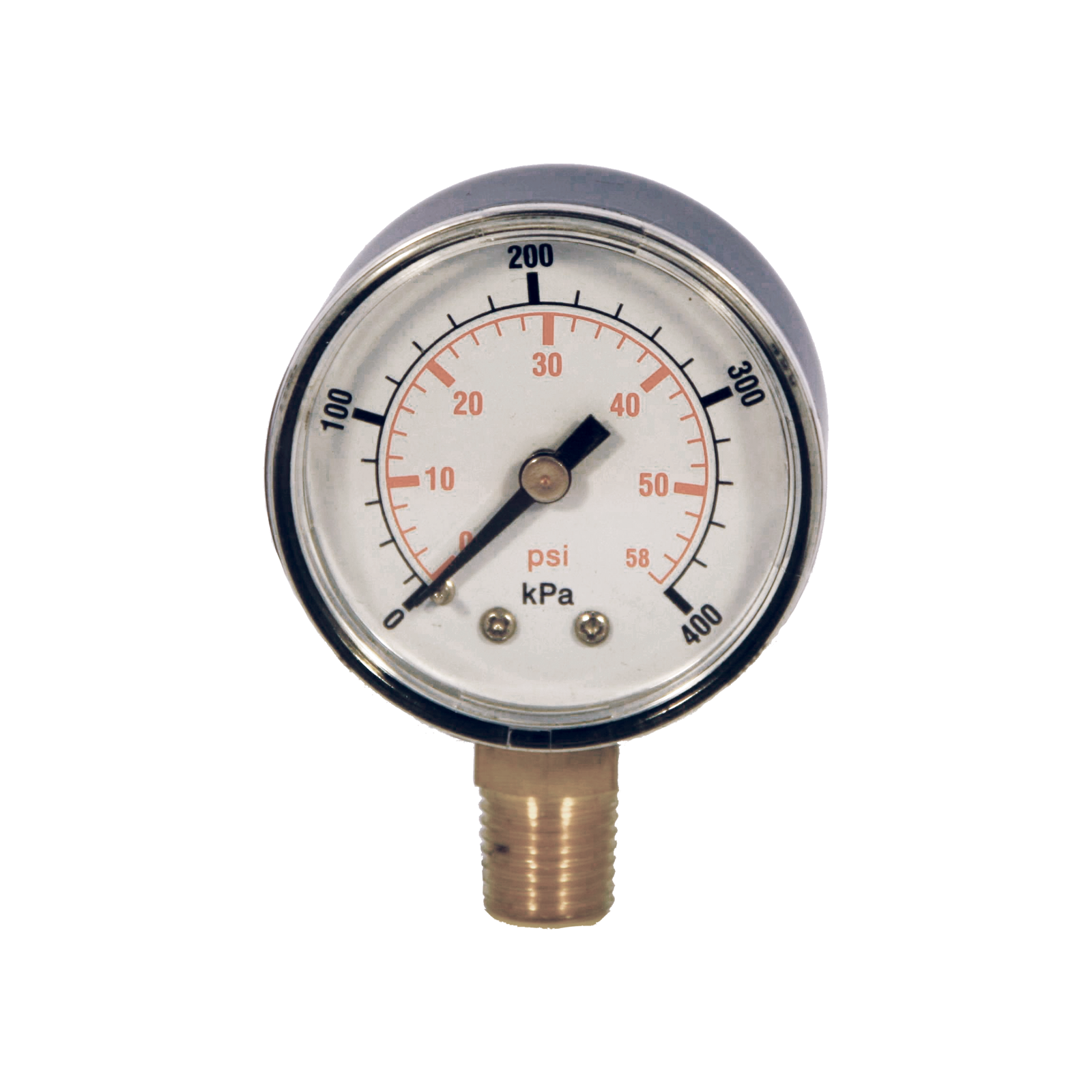 Hy-Clor Pool Pressure Gauge PSI & kPa Chemical & UV Resistant