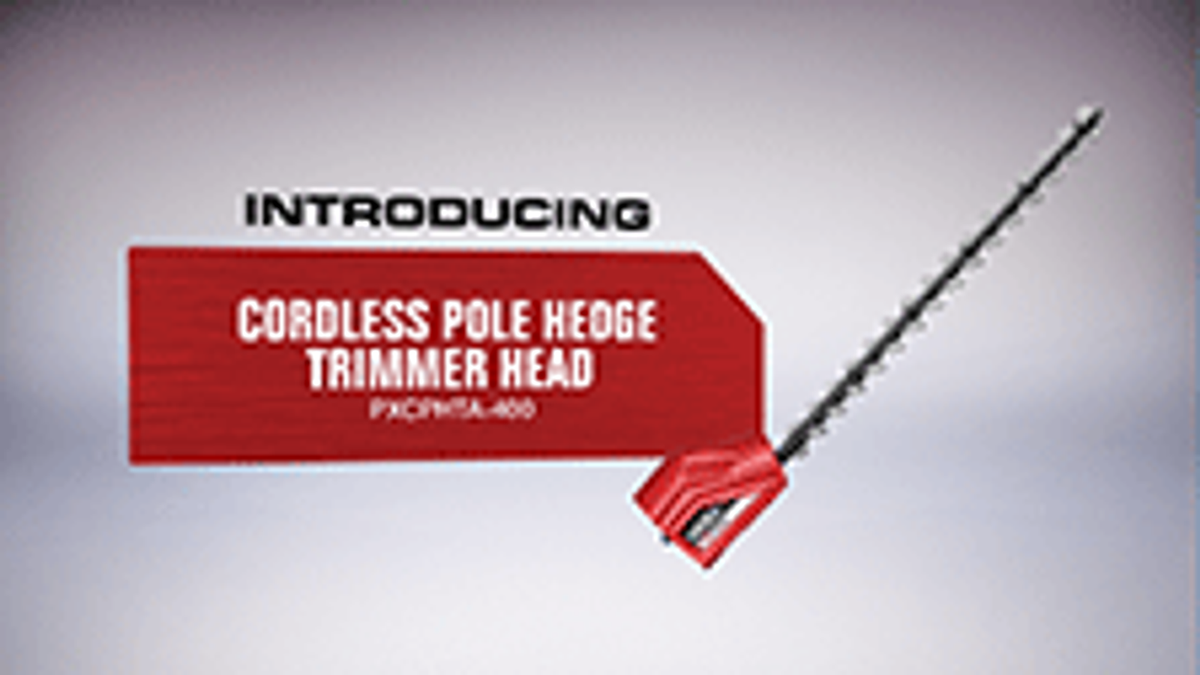 Ozito PXC 18V Cordless Pole Hedge Trimmer Attachment for Pole Pruner PXCPHTA-400