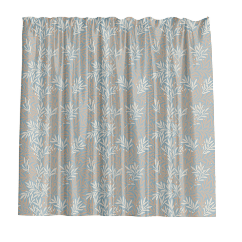 Barelli Whisper Grasses Polyester Shower Curtain 180 x 180cm 12 Rings
