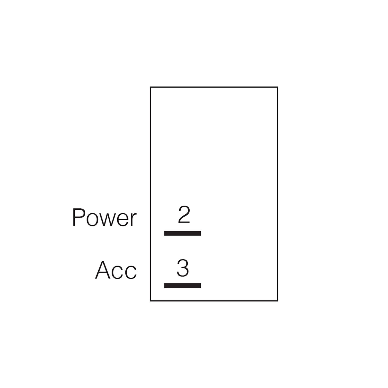 Narva 12/24V 20/10A SPST On/Off Sealed Rocker Switch 63100BL