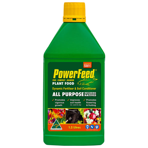 PowerFeed 1.2L All Purpose Liquid Fertiliser & Soil Conditioner Concentrate