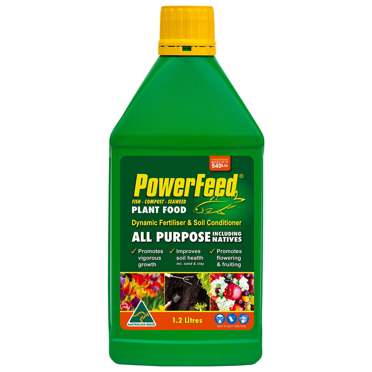 PowerFeed 1.2L All Purpose Liquid Fertiliser & Soil Conditioner Concentrate