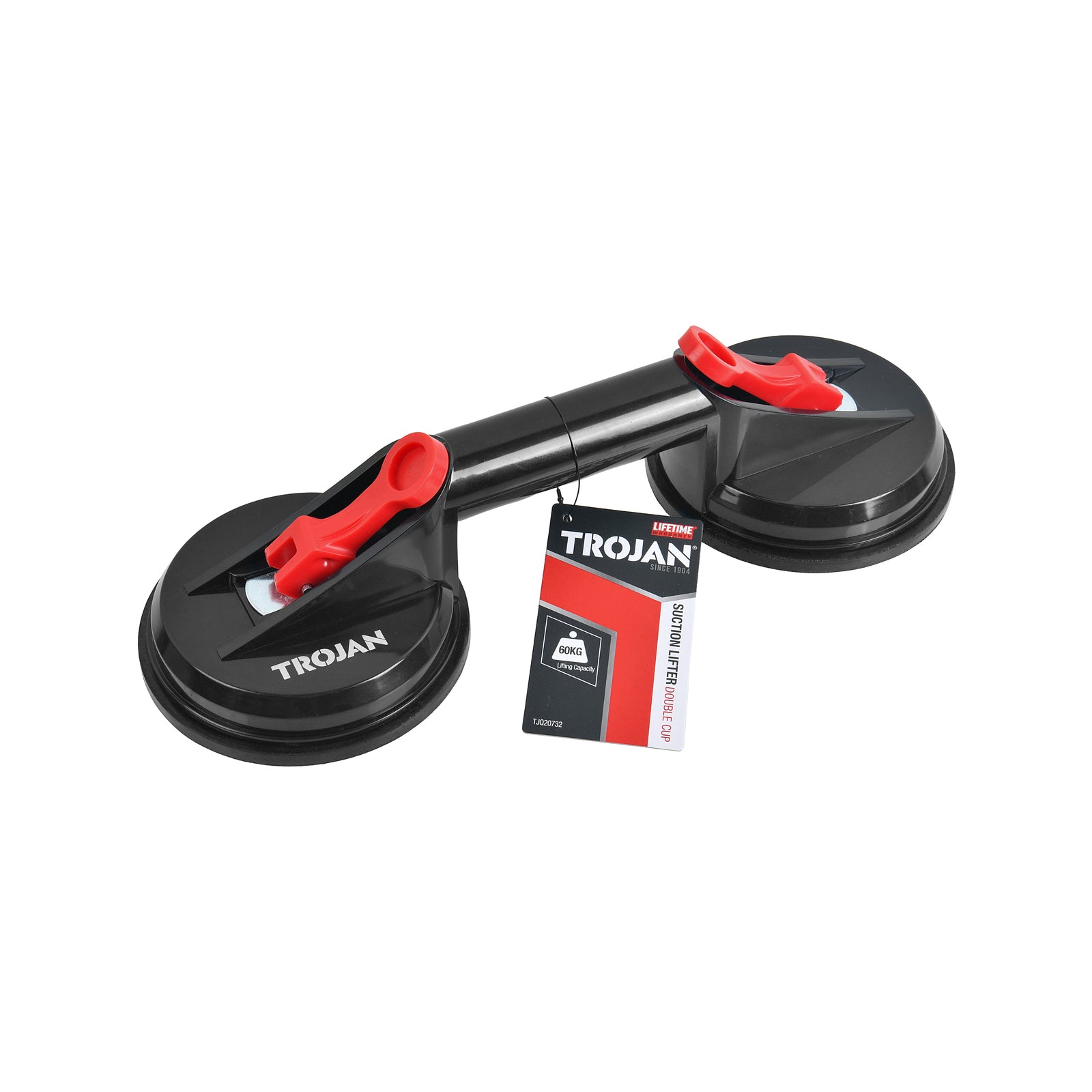 Trojan Double Cup Suction Holder 60kg