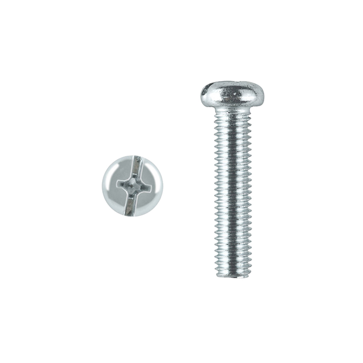 Pinnacle M5 x 65mm Zinc Plated Round Head Bolts and Nuts - 4 Pack