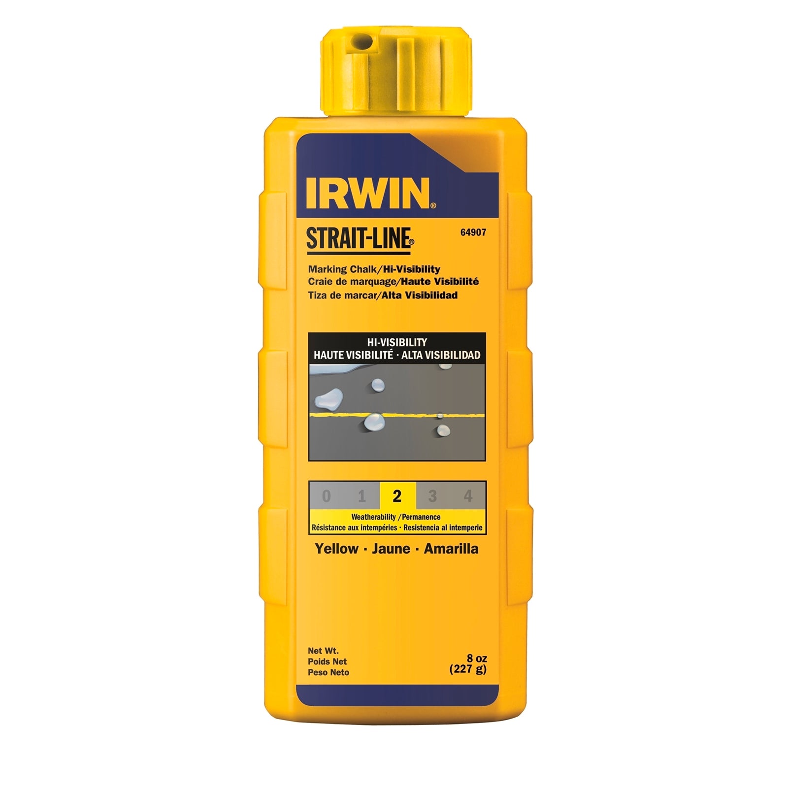 Irwin 8oz Yellow Strait-Line Chalk Powder