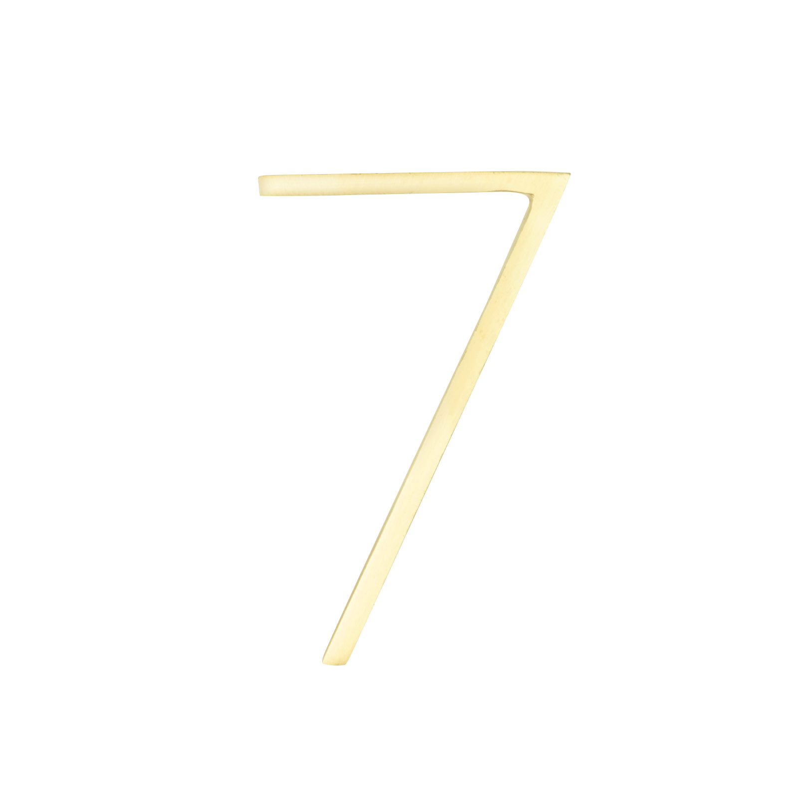 Sandleford Toorak Number 7 120mm Brass House Number