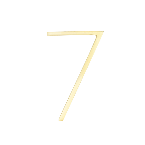Sandleford Toorak Number 7 120mm Brass House Number