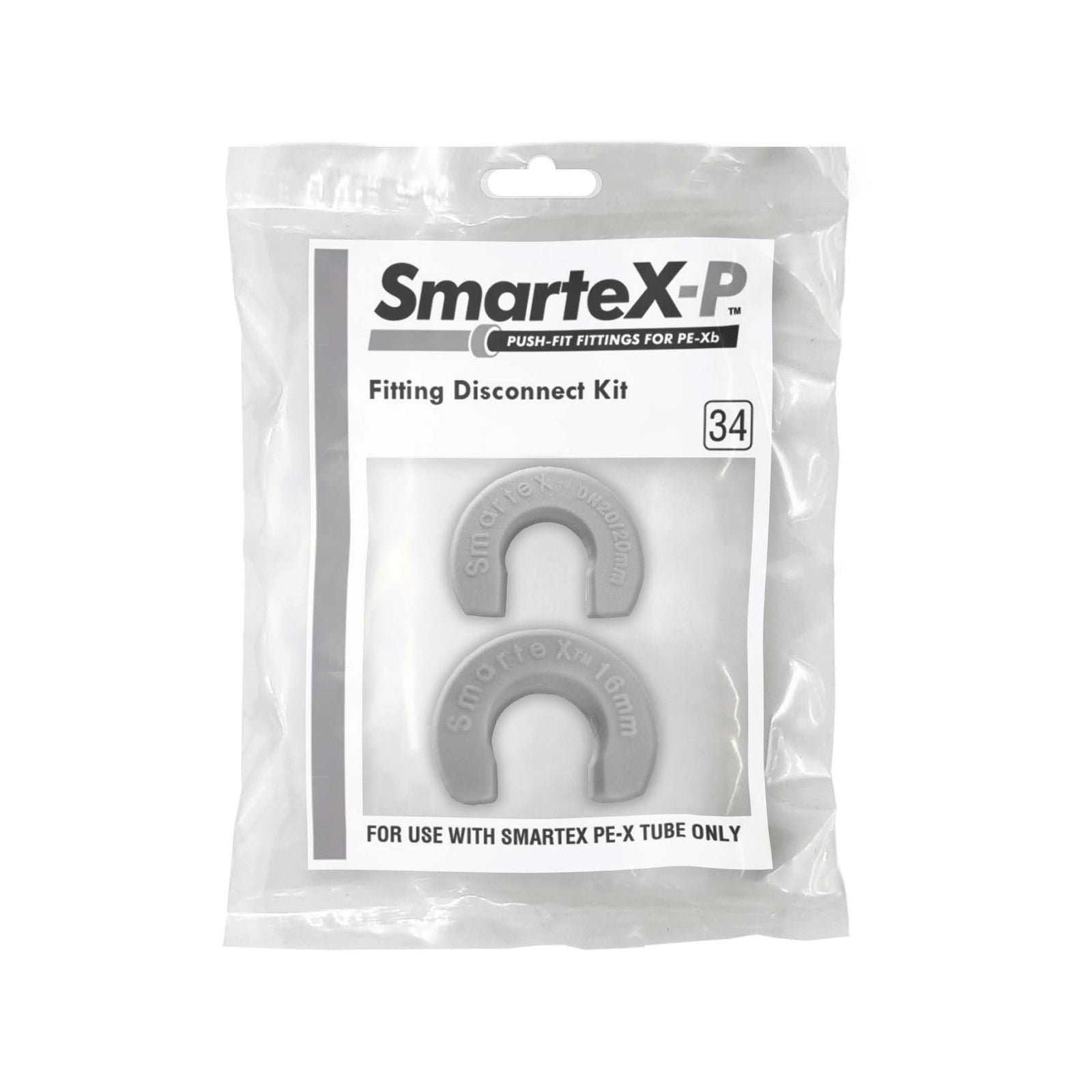 SmarteX-PEX Fitting Disconnect Kit for Push-Fit Pipe - Grey