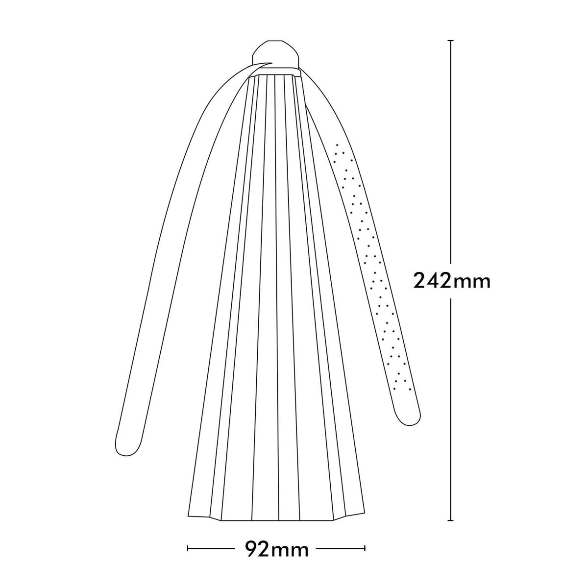 Brilliant White No Fly Zone Fly Repellent Fan 2 Pack - 92mm x 242mm - Portable - SuperSaverAU - view 5