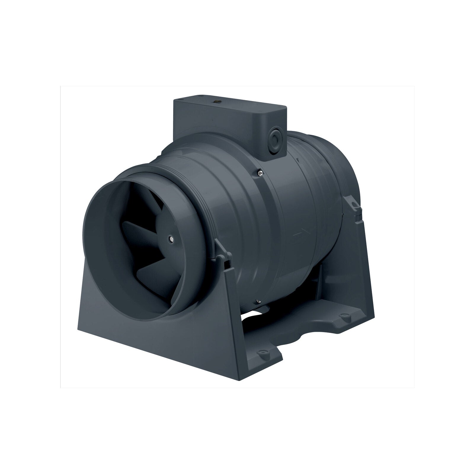 Manrose Mixflow Jet 150mm Black 50W 240V Inline Exhaust Fan MRMFIL150