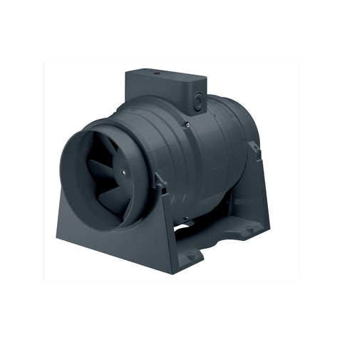 Manrose Mixflow Jet 150mm Black 50W 240V Inline Exhaust Fan MRMFIL150