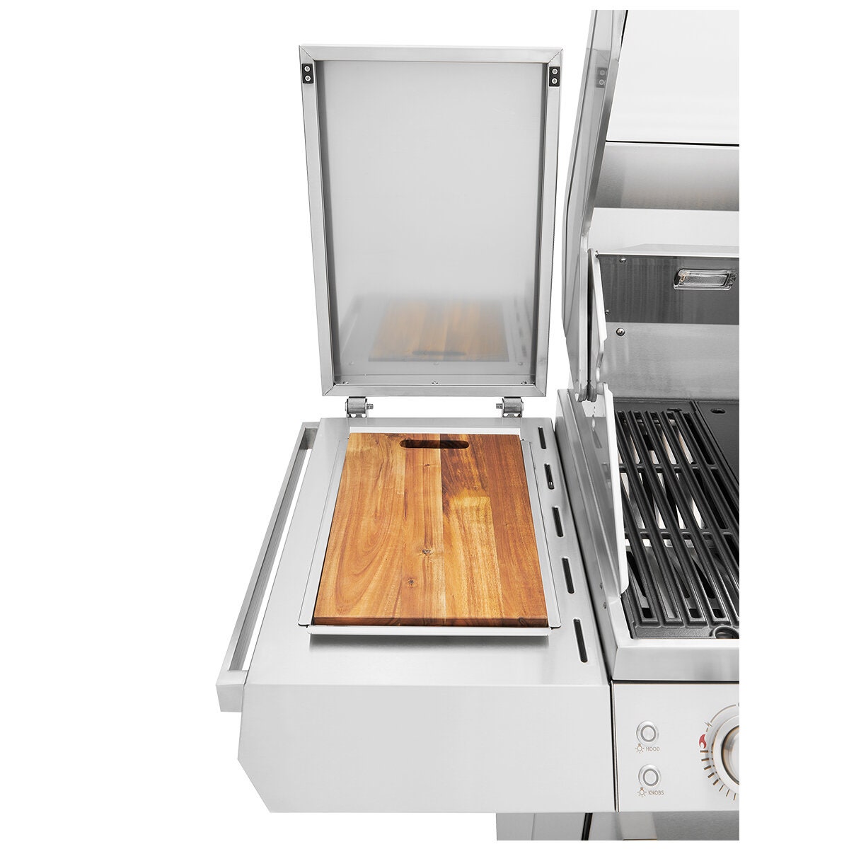 Beefeater 7000 Premium 4 Burner BBQ with Trolley - 304 Stainless Steel - Side Burner - BMF7645SA