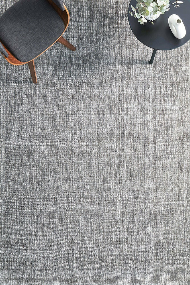 Rug Culture Azure Extra Large Rug 320x230cm - Stone Hand Loomed Rayon Polyester Blend - AZUSTONE320X230