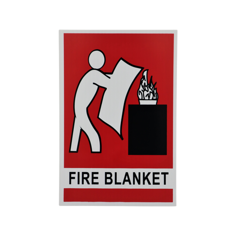 Fire Pro Fire Blanket Sign - 225mm x 150mm - Durable - Easy to Read - SuperSaverAU - view 1