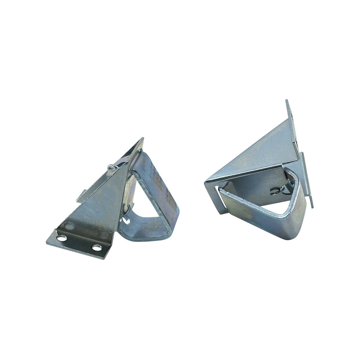 Liftaway Galvanised Steel Spring Loaded Garage Door Latches - 2 Pack