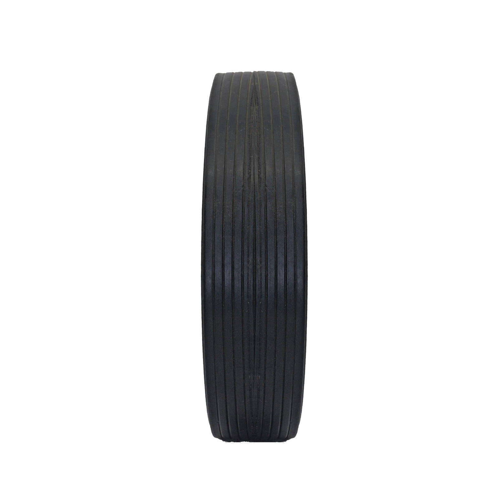 Move It 150mm Black Rubber Tyre with White Plastic Centre, Solid, 50kg Load