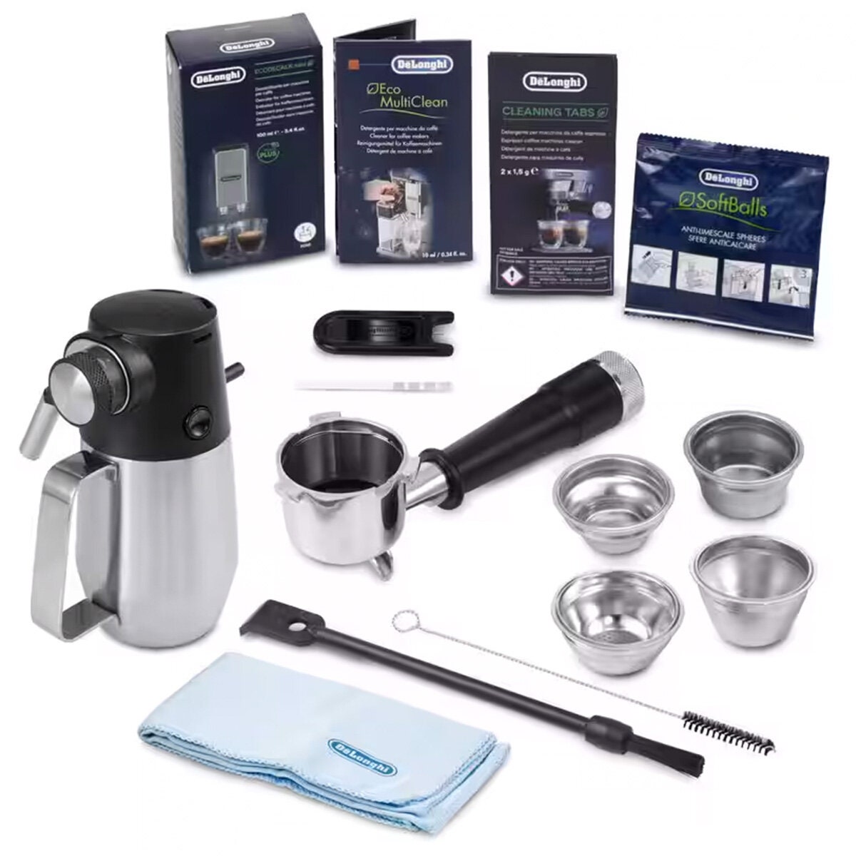 DeLonghi La Specialista Maestro Cold Brew Manual Espresso Machine - Silver - Bean Adapt - EC9885M