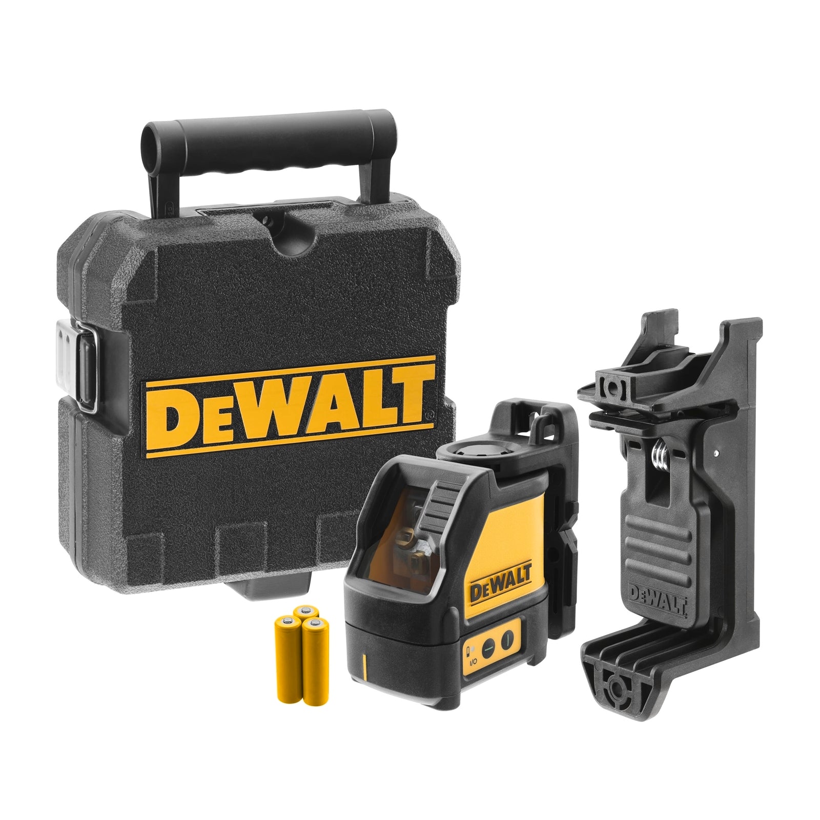 DeWALT Green Beam 2 Way Cross Line Laser Level, Waterproof, Indoor & Outdoor, Case Included DW088CG-XJ