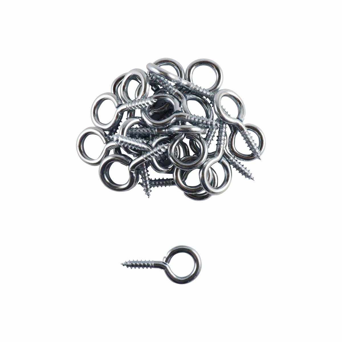 Everhang Screw Eyes - 4mm - Steel - Light Duty - 25 Pack - SuperSaverAU - view 1
