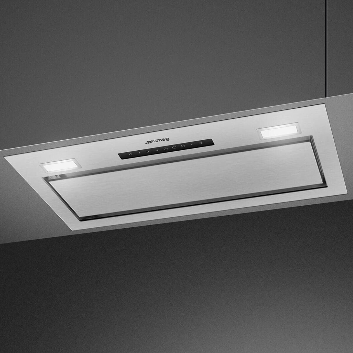 Smeg 60cm Stainless Steel Undermount Rangehood - AutoVent 2.0, 660m³/h, Touch Controls - KSGAU6P4X