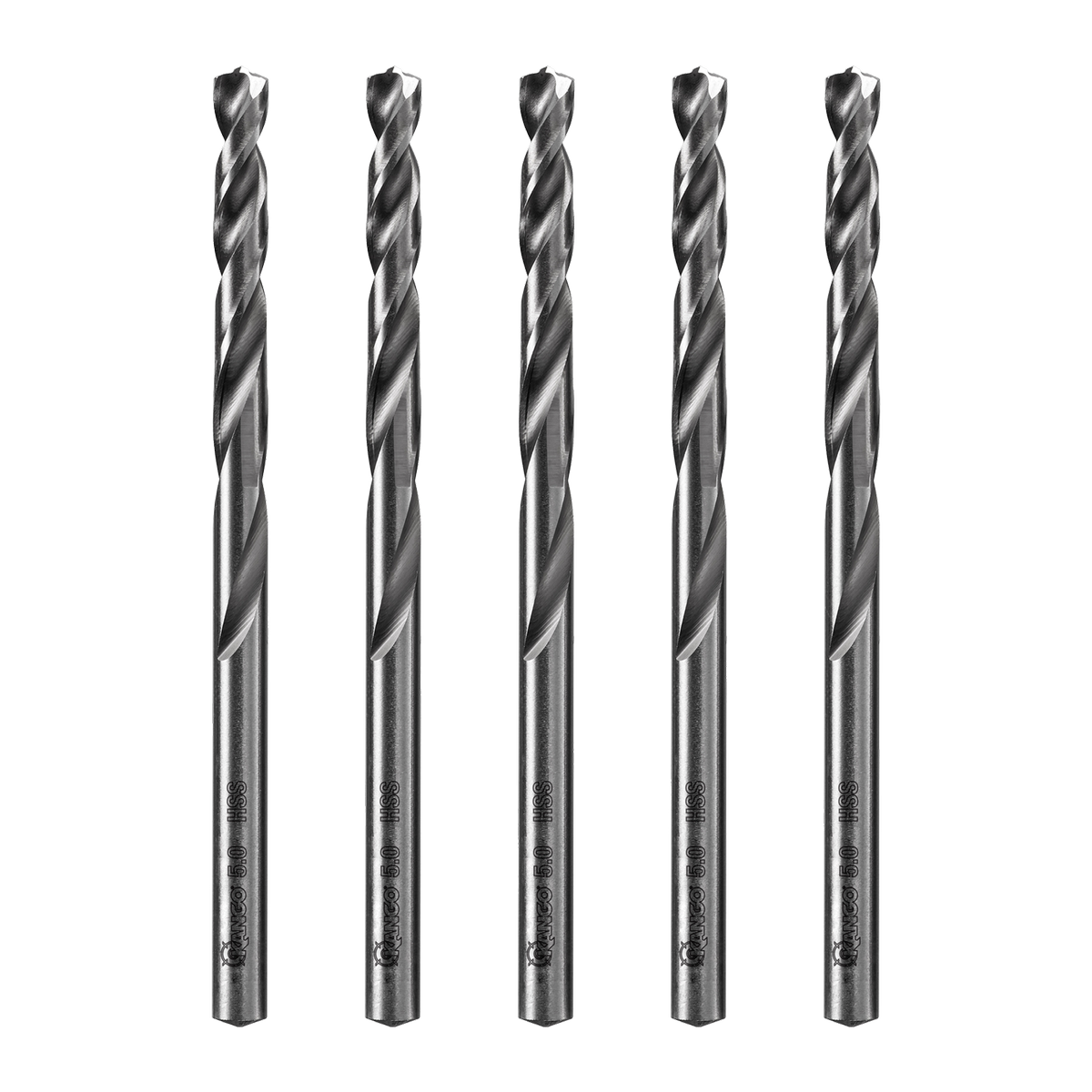 Kango 5mm HSS Drill Bit 5 Pack - High-Speed Steel - Precision Drilling - SuperSaverAU - view 1