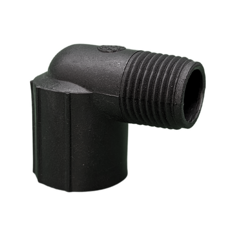 GD Watermark 15mm Poly Irrigation Male to Female 90 Degree Elbow - Polyethylene, 1000kPa