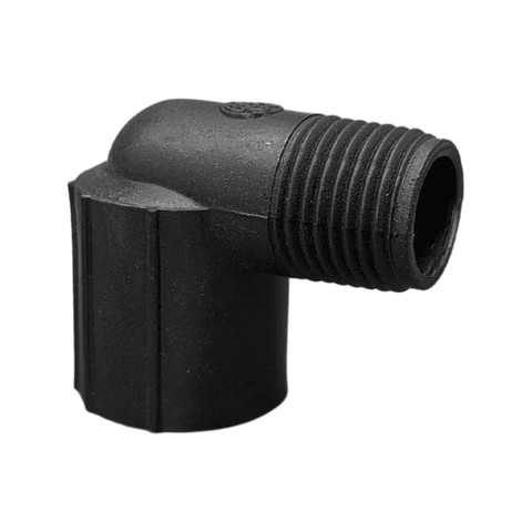 GD Watermark 15mm Poly Irrigation Male to Female 90 Degree Elbow - Polyethylene, 1000kPa