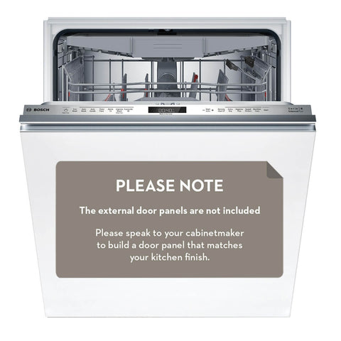 Bosch 60cm Series 6 Fully Integrated Dishwasher - 15 Place Settings, Extra Clean Zone, InfoLight - SMV6HCX03A