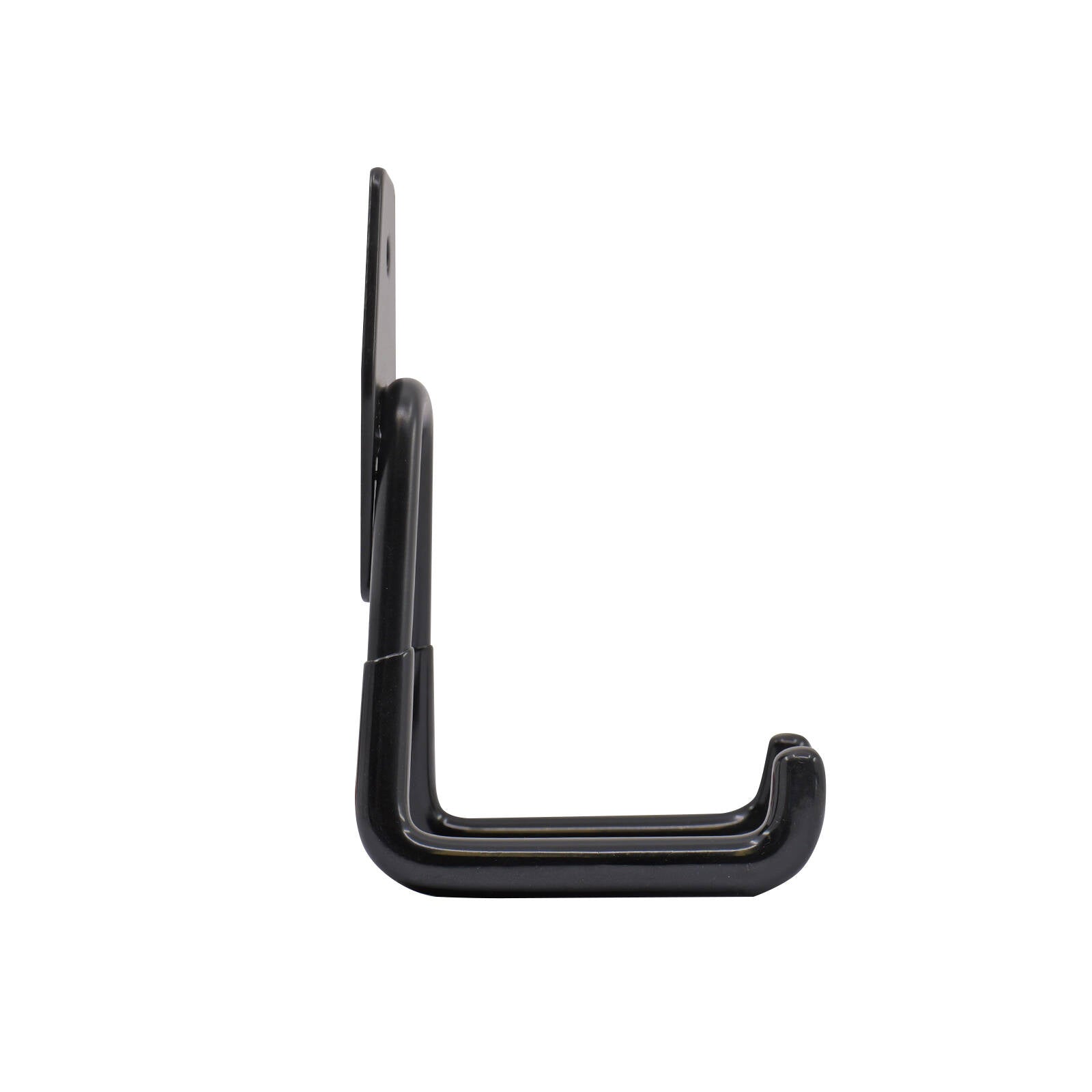 Everhang 45kg Small Garage U Hook Black PVC Coated - 4 Pack