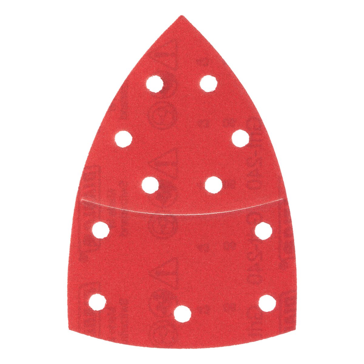 Diablo 240 Grit Abrasive Multi Sander Sheets 10 Pack - 102 x 62mm - Red - SuperSaverAU - view 2