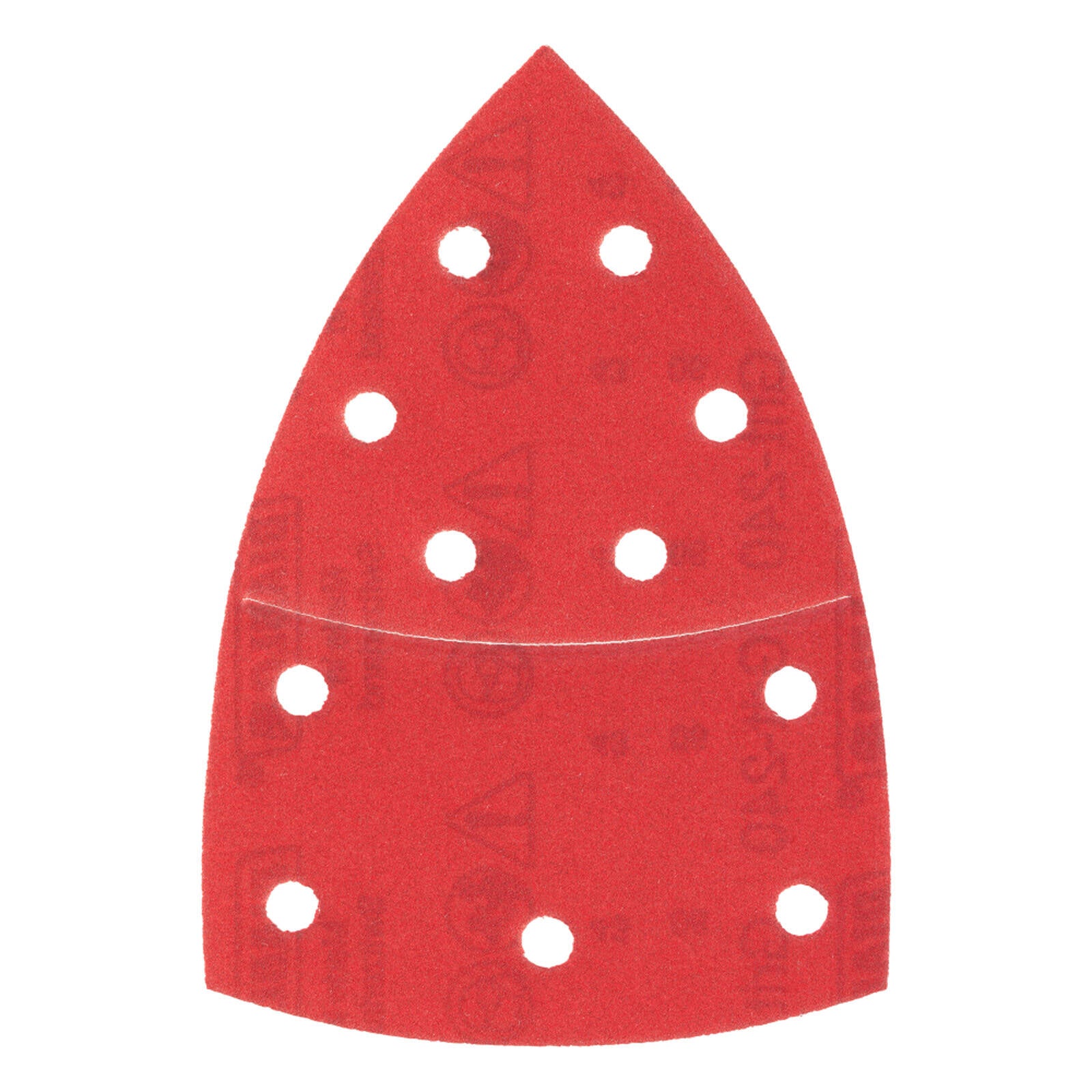 Diablo 102 x 62mm 240 Grit All Surface Multi Sander Sheets - Red 10 Pack