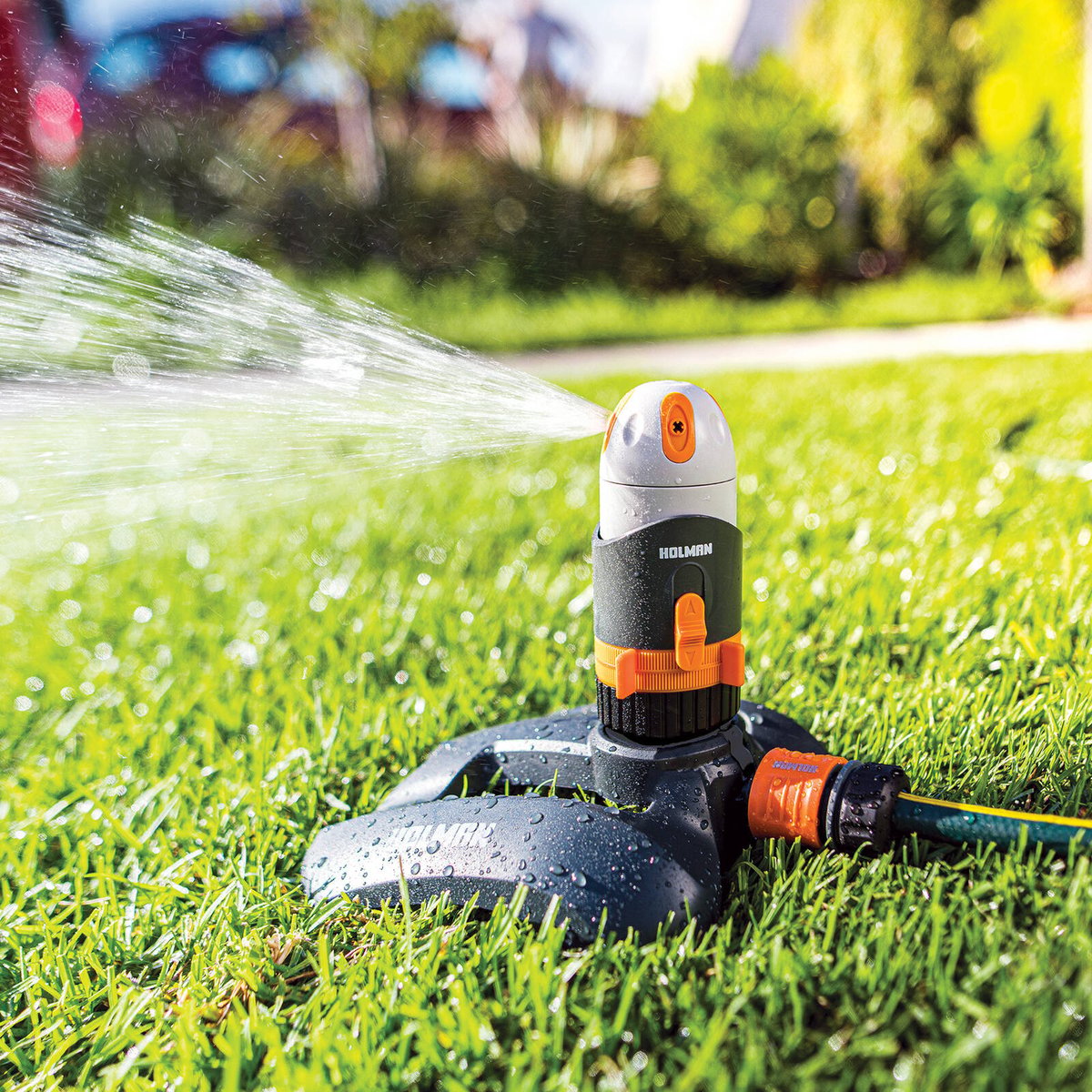 Holman Gear Drive Sprinkler on Heavy Duty Weighted Base