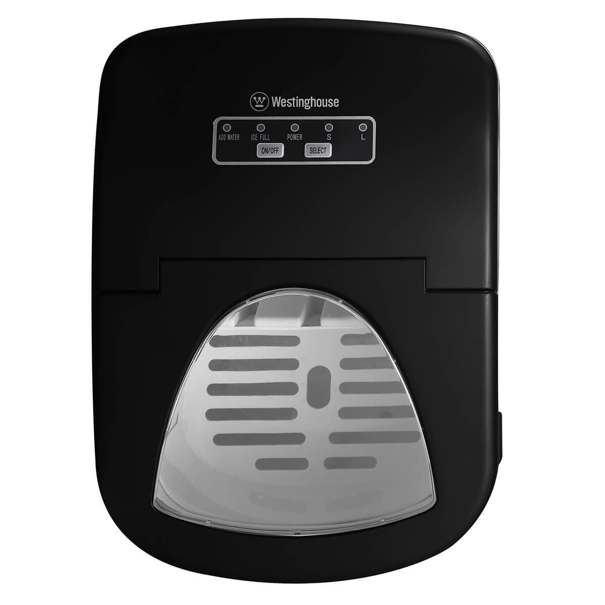 Westinghouse 1.3L portable ice maker - stainless steel - small or large bullet-shaped cubes - WHIM01SS