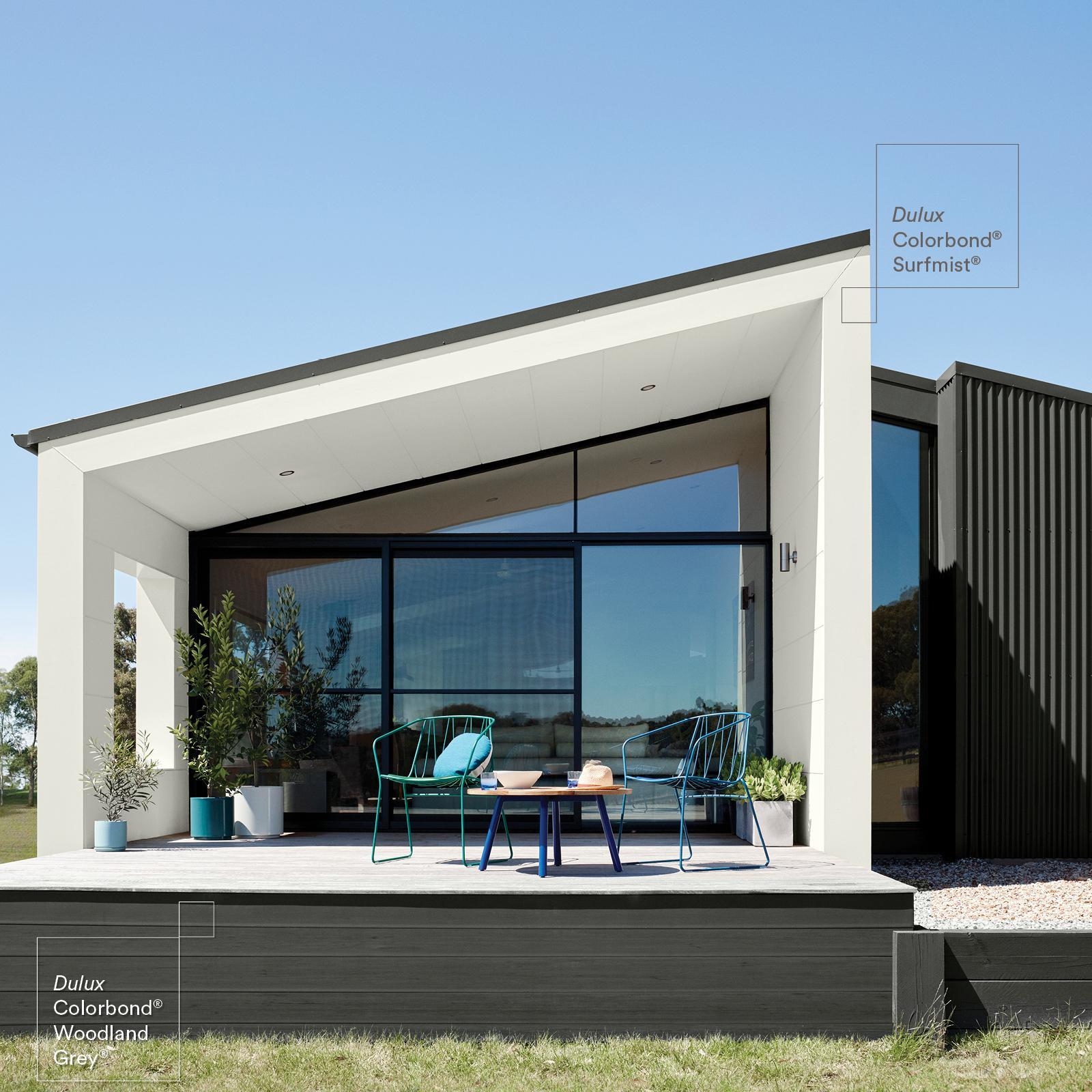 Dulux Weathershield 4L Woodland Grey Low Sheen Exterior Paint
