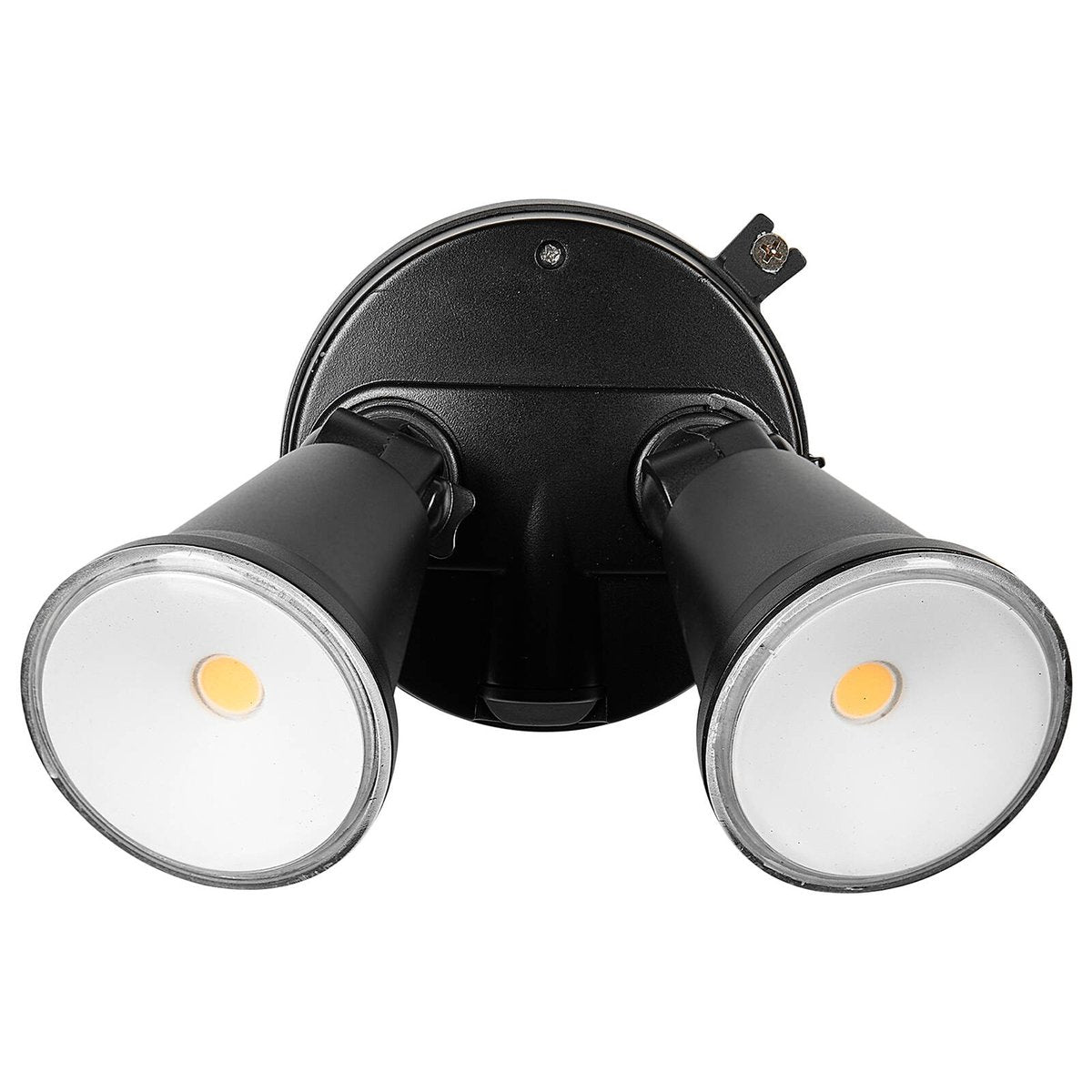 Brilliant Black Lamy DIY Twin Security Light - 1600 Lumens - Weather Resistant - Adjustable Heads - 330mm x 150mm x 120mm - SuperSaverAU - view 2